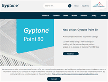 Tablet Screenshot of gyptone.com